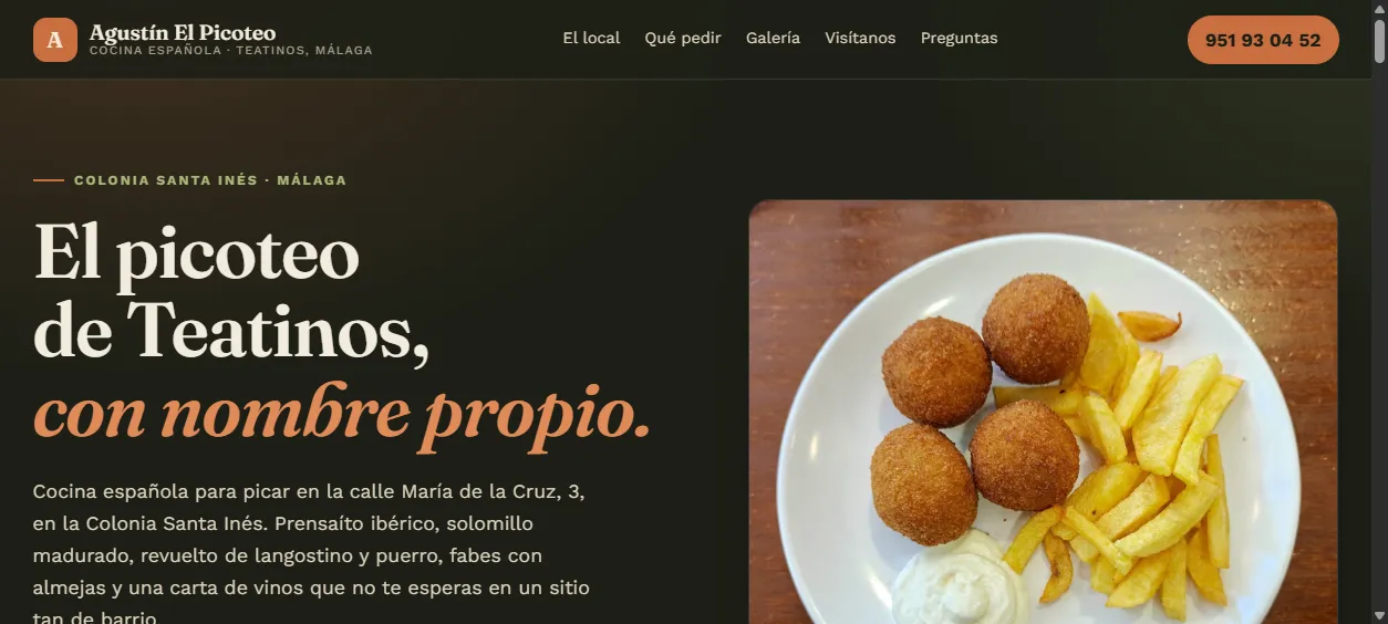 Captura de la web de Agustín El Picoteo